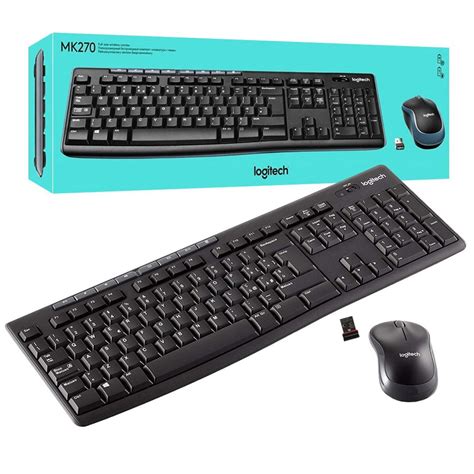 MK270 Reliable Wireless Keyboard and Mouse Combo 